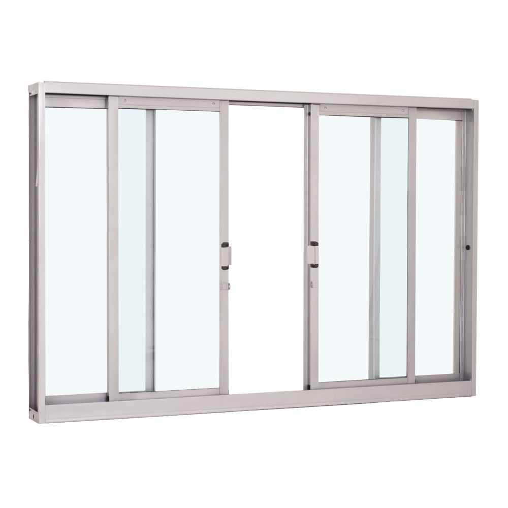 Janela de Correr em Aço 100 x 200 x 12 cm 4 Folhas Pratika Sasazaki