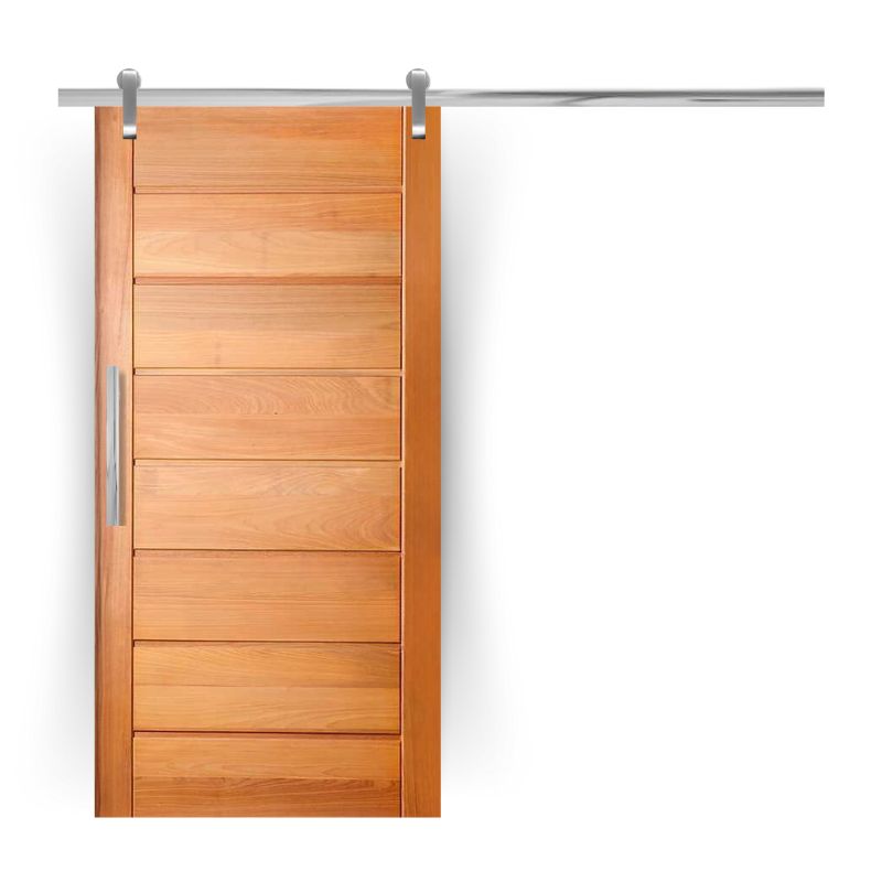 Porta de Correr Completa BBB 60x210cm em Madeira Maciça Tauari