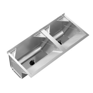 Tanque Duplo para Embutir 114Lts c/ Suporte Válvula 3" GhelPlus 1