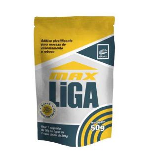 Liga Aditivo Plastificante P/Argamassa 50Gr - Maxliga