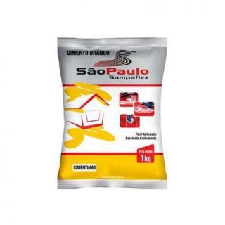 Cimento Branco 1Kg sampaflex