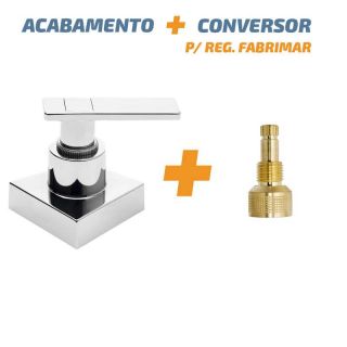 Acabamento De Registro C73 Abs 1/2' Ou 3/4 Reg Fabrimar