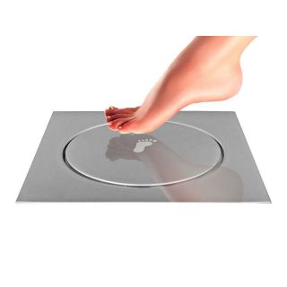 Ralo Click Inteligente Banheiro Aço Inox Pop Up Clic 10x10