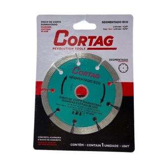 Disco Diamantado Segmentado Eco 110mm Cód. 61699 Cortag