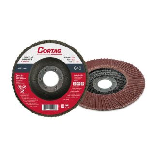 Disco de Desbaste Flap 4.1/2 115mm Oa-Bf G40 Cód. 62031 Cortag