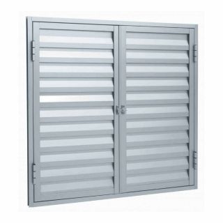 Portinhola Veneziana Ventilada em Alumínio 80 x 80 x 1,9 cm Alumifort Sasazaki 1