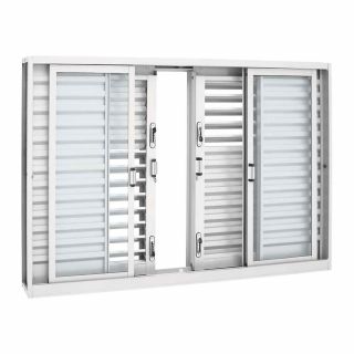 Janela Veneziana Multiflex em Aço 100 x 150 x 16 cm 6 Folhas Pratika Sasazaki 1