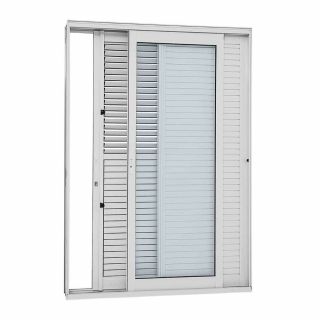 Porta Balcão de Correr em Alumínio Multiflex 216 x 160 x 17,5 cm 3 Folhas Direita Aluminium Sasazaki 1