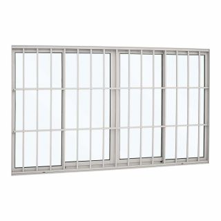 Janela de Correr Grade Classic em Alumínio 120 x 200 x 9,4 cm 4 Folhas Alumifort Sasazaki 1