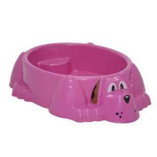 Piscina Infantil Aquadog em Polipropileno com Assento Rosa Tramontina 1
