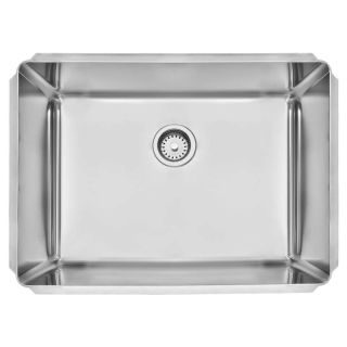 Tanque de embutir Jumbo 108 Litros em Aço Inox 70x50 cm c/ Válvula 4 1/2 Tramontina 1