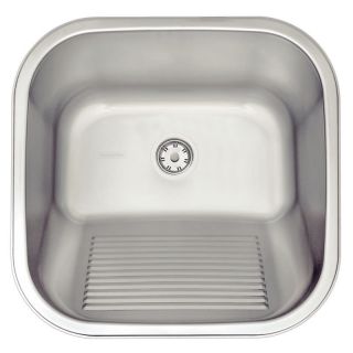 Tanque de Encaixe Hera em Aço Inox Acetinado 25 Litros 40x40 cm c/ Válvula 3 1/2 Tramontina 1