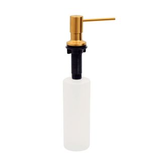 Dosador de Sabão em Aço inox Gold c/ Recipiente Plástico 500 ml Revestimento PVD Tramontina 1