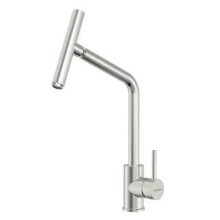 Misturador Monocomando Versa em Aço Inox com Bica Articulada Tramontina 1