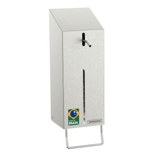 Dispenser de Álcool Gel e Sabão Líquido 500 ml em Aço Inox Acabamento Escovado Tramontina 1