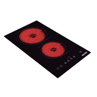 Cooktop Elétrico New Dominó Vitrocerâmico 2 Áreas de Aquecimento Comando Touch Tramontina 1