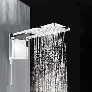 Chuveiro Acqua Storm Ultra Branco Cromado 220 V Lorenzetti 1