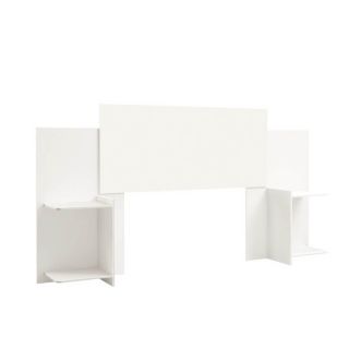 Cabeceira Lara Branco MDF 304,5x115cm 1