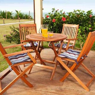 Conjunto com 2 Cadeiras Dobráveis Ipanema com Braços em Madeira Mestra Móveis 1