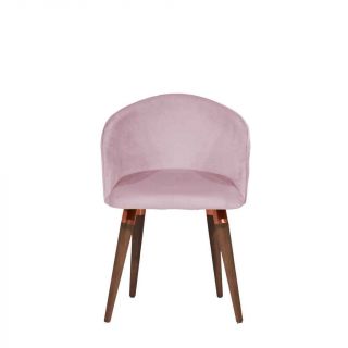 Cadeira Kari Ta Natural/Veludo Rosé Provincia 1