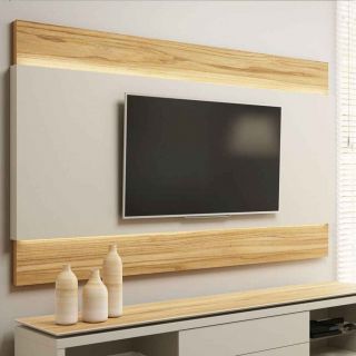 Painel Lincoln 220cm Off-White/Natural Provincia 1