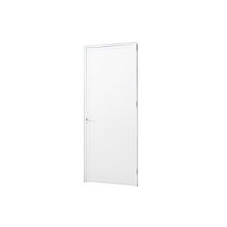 Porta de Giro Lambril em Alumínio Branco Caribe Max 215x100x6cm Direita Jap 1