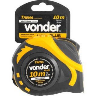 Trena Curta de Aço Autotrava 5mx25mm 3868110110 Vonder 1