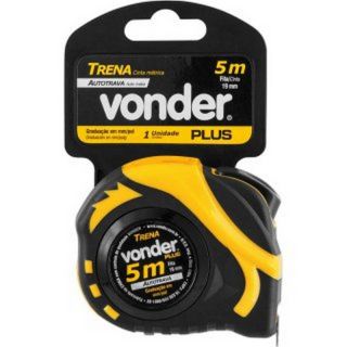 Trena Curta de Aço Autotrava 5mx19mm 3868505505 Vonder 1