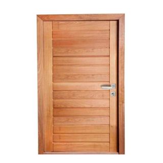 Porta Completa AD01 70x210cm em Madeira Maciça Tauari