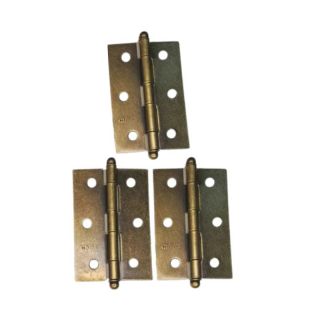 Dobradiça Leve 3 1/2 1300 em Ouro Velho c/ 3 unidades 1
