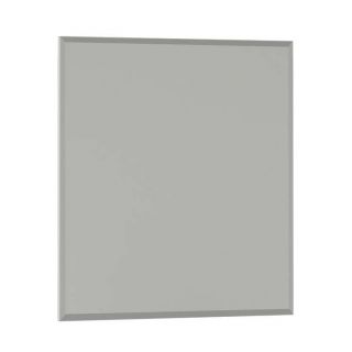 Espelheira de Banheiro Branco em Madeira 80x85 cm Bisote Cozimax 1