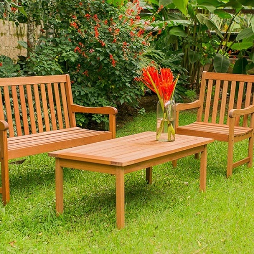 Mesa de Centro Ipanema 100 x 50 cm em Madeira Mestra Móveis