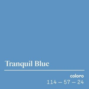 Cores 2023: Tranquil Blue