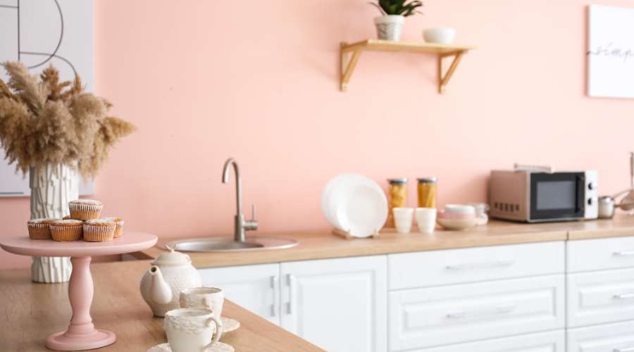 cozinha-delicada-rosa-com-cinza